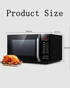 DUNOG Multifunction 800W Digital Microwave Oven 23L Fast Cooking Electric Cooker With 5 Power Levels Automatic Defrost,Child Safety Lock,Easy Clean 9 DUNOG Multifunction 800W Digital Microwave Oven 23L Fast Cooking Electric Cooker With 5 Power Levels Automatic Defrost,Child Safety Lock,Easy Clean -Wilton Shop 31imeECWcEL
