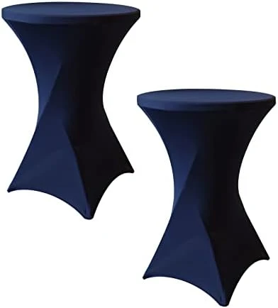 2 Pack Spandex Table Covers, Cocktail Fitted Tablecloths, Round Highboy Stretch Table Cloths For Party, Wedding, Birthday, Banquet, Vendors,Bistro Table,White, 30"-32" Diameter X 40"-43" Height 14 2 Pack Spandex Table Covers, Cocktail Fitted Tablecloths, Round Highboy Stretch Table Cloths For Party, Wedding, Birthday, Banquet, Vendors,Bistro Table,White, 30"-32" Diameter X 40"-43" Height - Image 12