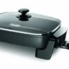 De'Longhi Electric Skillet With Tempered Glass Lid, 16" X 12", Black -Wilton Shop 31j1UDt48UL
