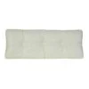 The Gripper Omega Non-Slip Tufted Bench Cushion For Indoor Furniture, Entryway Storage, Bay Window, Corner Nook Or Piano Seat, 43 Inches, 01 Ivory
