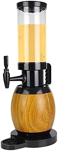 Beer Dispenser With Cooler Wood Grain Weighing Basic Beer Beverage Dispenser Removable Ice Core Bar Club Party Accessory (Color : Brown, Size : 3L) 6 Beer Dispenser With Cooler Wood Grain Weighing Basic Beer Beverage Dispenser Removable Ice Core Bar Club Party Accessory (Color : Brown, Size : 3L) - Image 4