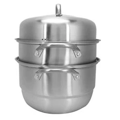 Stainless Steel Steamers, Even Heat Transfer Resistance Steam Pot For Home -Wilton Shop 31jnbOPqrYS
