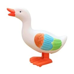 Winding Clockwork Toy Jumping Big White Duck Simulation Animal Infant Enlightenment Boys And Girls Learn To Climb 1 To 8 Years Old Toy Computer For Toddlers 4 Years Old