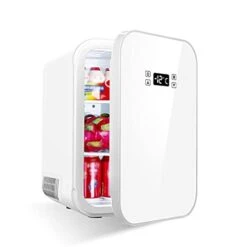 TONPOP Portable Fridge Mini Fridge, 25 Liter Compact Portable Personal Refrigerator, With Digital Temperature Control, AC/Powered, For Car, Home, Dorm, Office, Bedroom