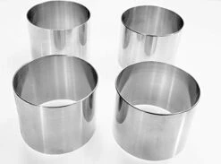 Plating Forms Stainless Steel Ring Mold Set (3.5" X 2" & 3" X 1.75") 4 Count 10 Plating Forms Stainless Steel Ring Mold Set (3.5" X 2" & 3" X 1.75") 4 Count -Wilton Shop 31ktMNnyL. AC