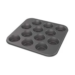 Ninja 12 Cup Muffin Pan, Medium, Grey