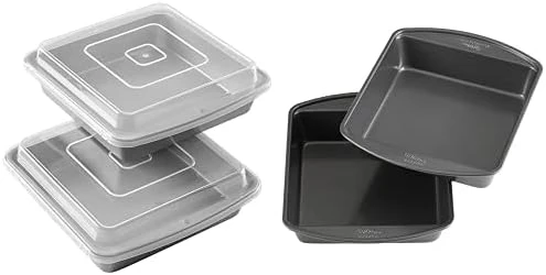 Wilton Recipe Right Non-Stick 9-Inch Square Baking Pan With Lid, Set Of 2 8 Wilton Recipe Right Non-Stick 9-Inch Square Baking Pan With Lid, Set Of 2 - Image 6