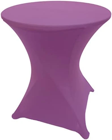 Turquoise 32 Inch Round X 43 Inch Tall Spandex Cocktail Tablecloth Folding Cover Stretch 15 Turquoise 32 Inch Round X 43 Inch Tall Spandex Cocktail Tablecloth Folding Cover Stretch - Image 13