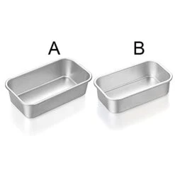 GENERIC Kitchen Gadgets Non Stick Toast Mould Cake Mold Pastry Box Loaf Pan Aluminum Alloy Baking Bread Pan(B)