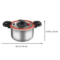 EMOTON Electric Pressure Cooker Pressure Air Fryer Power Pressure Cooker For Slow Cooker Rice Cooker Steamer Saute 10 EMOTON Electric Pressure Cooker Pressure Air Fryer Power Pressure Cooker For Slow Cooker Rice Cooker Steamer Saute -Wilton Shop 31msDVKDSUL