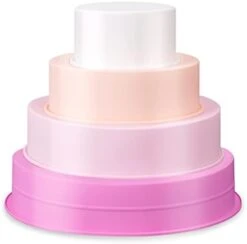 Round Cake Pans - Silicone Mold Baking Set Of 4, Nonstick Quick Release Bakeware Pan For Cheesecake, Rainbow Cakes And Chocolate Cakes - 4" 6" 8" 9" Dishwasher Safe -Wilton Shop 31myOvdyJbL. AC