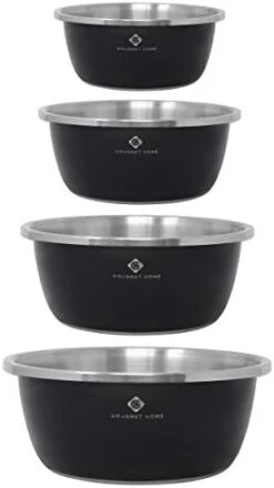 Products 4 Piece Stainless Steel Mixing Bowls For Kitchen (Black) -Wilton Shop 31nGQN3QkL. AC