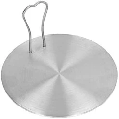 Stainless Steel Induction Cookware Heat Diffuser Plate - Perfect For Electric Cooktop Accessories In Home And Restaurant Kitchen Reducing Cooking And Saving Energy