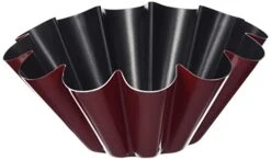 Ibili Brioche Mould Venus 22 Cm, Aluminium, Red