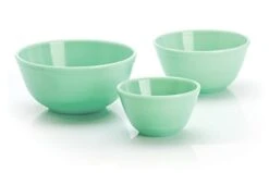 Jadeite Glass Mixing Bowls (One Pack)