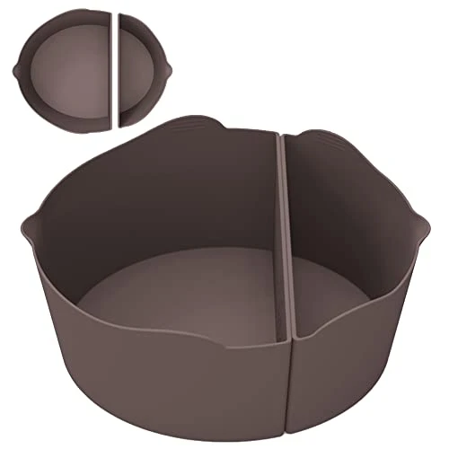 Crock Pot Liners Compatible With Crockpot & Hamilton Beach 6QT,Silicone Crockpot Liner With Handles Easy To Use And Clean 3 Crock Pot Liners Compatible With Crockpot & Hamilton Beach 6QT,Silicone Crockpot Liner With Handles Easy To Use And Clean