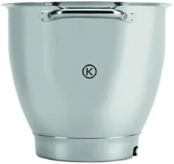 Kenwood Mixing Bowl, Stainless Steel Bowl Chef Elite Food Processor Accessories Stainless Steel Bowl ELITE XL SS Bowl 6,7 Liter Silver -Wilton Shop 31p DWbAf0L. AC