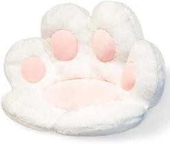 Comfy Chair Cushion Plush Cat Paw Cushion Lazy Sofa Seat Cushion Cozy Floor Cushion Seat Pillow Gift For Girl (70 * 60cm, White) -Wilton Shop 31p sTJMB2L. AC
