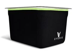 EVERIE Neoprene Sleeve For Everie Sous Vide Container 12 Quart EVC-12, Helps Faster Heat Saves Electricity. Does Not Fit For Rubbermaid.