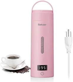 Mall Electric Tea Kettle Travel Portable Mini Coffee Kettle, With 4 Variable Presets, Personal Hot Water Boiler 304 Stainless Steel With Auto Shut-Off & Boil Dry Protection, BPA-Free -Wilton Shop 31pLRkJt3qL. AC