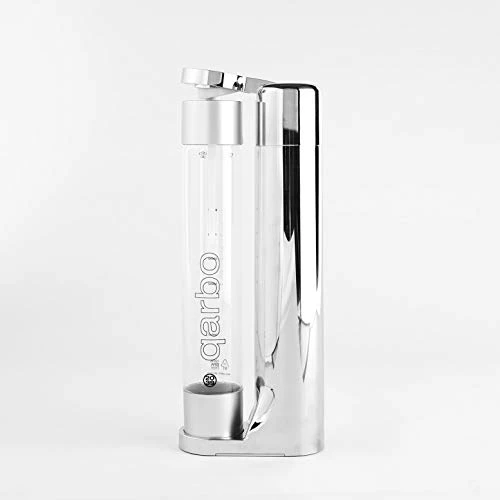 Wenty39 Qarbo Sparkling Water Maker With 4 Bottles, And 3 Aircharge Caps (Chrome) 5 Wenty39 Qarbo Sparkling Water Maker With 4 Bottles, And 3 Aircharge Caps (Chrome) - Image 3