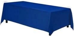 Rectangle Tablecloth | 90 X 132 Inch - White Rectangular Table Cloth For 6 Foot Table In Washable Polyester | Great For Buffet Table, Parties, Holiday Dinner, Wedding & Baby Shower 24 Rectangle Tablecloth | 90 X 132 Inch - White Rectangular Table Cloth For 6 Foot Table In Washable Polyester | Great For Buffet Table, Parties, Holiday Dinner, Wedding & Baby Shower -Wilton Shop 31ptbmNmivL. AC