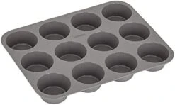 12 Silicone Muffin Pan - Nonstick Baking Pans For English Muffins - Baking Tin Tray With Cupcake Cups Molds 13 12 Silicone Muffin Pan - Nonstick Baking Pans For English Muffins - Baking Tin Tray With Cupcake Cups Molds -Wilton Shop 31qUOcl9KCL. AC