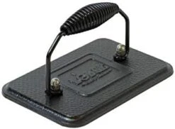Lodge LPP3 Cast Iron Square Ribbed Panini Press, 8.25-inch -Wilton Shop 31qygko nL. AC