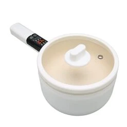 Ortable Electric Frying Pan 700W 1.8L Multifunction Electric Skillet 5 Cooking Modes Rice Office Eggs US Plug 110V