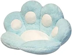 Id Cafe Cute Cat Paw Cushion Cat Paw Shape Lazy Susan Bear Paw Chair Cushion Suitable For Restaurant Office Chair Children's Room Interesting Children's Gift (White) -Wilton Shop 31rHh3W lS. AC