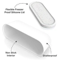 - Ice Cream Container - 2 Quart - Perfect Reusable Freezer Storage For Homemade Ice Cream Tubs For Sorbet, Frozen Yogurt And Gelato! - Flexible Silicone Lids, Long Scoop, Stackable - White With Sprinkles 14 - Ice Cream Container - 2 Quart - Perfect Reusable Freezer Storage For Homemade Ice Cream Tubs For Sorbet, Frozen Yogurt And Gelato! - Flexible Silicone Lids, Long Scoop, Stackable - White With Sprinkles -Wilton Shop 31rO9Ec6h1L