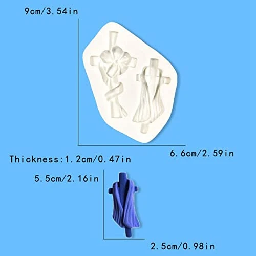 Fondant Mould DIY Chocolate Baking Cross Sugar Flipping Mold Cake Decoration Cross Silicone Mold Set Of Six 5 Fondant Mould DIY Chocolate Baking Cross Sugar Flipping Mold Cake Decoration Cross Silicone Mold Set Of Six - Image 3