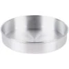 Pizza Pan (1), Aluminum, 2" Deep X 11" Diam, Silver