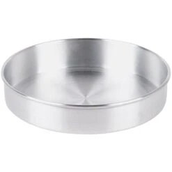 Pizza Pan (1), Aluminum, 2" Deep X 11" Diam, Silver