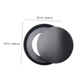 2 Pcs Pizza Plate Cookie Oven Cupcake Baking Pan Cookie Pie Baking Pan Pizza Baking Dish Cake Pan With Removable Bottom Pizza DIY Convenient Baking Tray Novel Cake 10 2 Pcs Pizza Plate Cookie Oven Cupcake Baking Pan Cookie Pie Baking Pan Pizza Baking Dish Cake Pan With Removable Bottom Pizza DIY Convenient Baking Tray Novel Cake -Wilton Shop 31sWBzkblGL