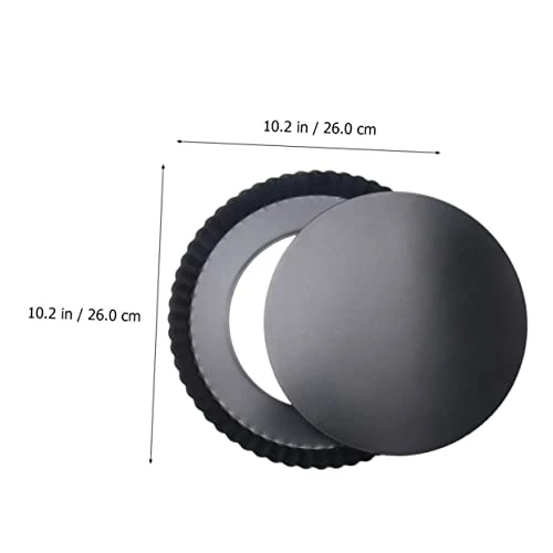 2 Pcs Pizza Plate Cookie Oven Cupcake Baking Pan Cookie Pie Baking Pan Pizza Baking Dish Cake Pan With Removable Bottom Pizza DIY Convenient Baking Tray Novel Cake 6 2 Pcs Pizza Plate Cookie Oven Cupcake Baking Pan Cookie Pie Baking Pan Pizza Baking Dish Cake Pan With Removable Bottom Pizza DIY Convenient Baking Tray Novel Cake - Image 4