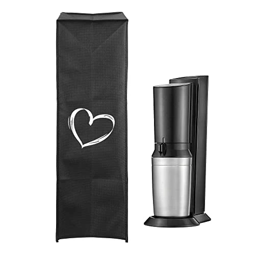 Kwmobile Cover Compatible Cover Fabric Protective Case For Kitchen Appliance - Brushed Heart White/Black 6 Kwmobile Cover Compatible Cover Fabric Protective Case For Kitchen Appliance - Brushed Heart White/Black - Image 4