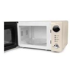 Retro 0.7 Cubic Feet 700-Watt Countertop Microwave Oven, Ideal For For Home, Dorm, Office, Ivory -Wilton Shop 31tTn7FWRRL