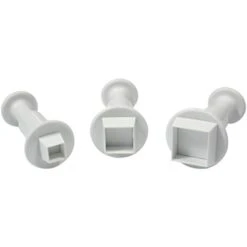 Plunger Cutters, Square, 3-Pack