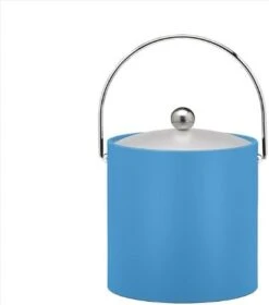 Bartenders Choice Fun Colors Collection Ice Bucket 3-Quart, Black, Double Wall Construction, Keep Ice Perfectly Chilled, Hotel Ice Bucket, Guest Room Bar Area Ice Bucket, Bale Handle -Wilton Shop 31tpt79CfL. AC