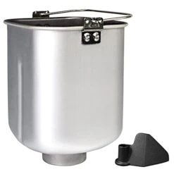 Non-Stick Bread Pan With Kneading Paddle For Kitchen Arm 2LB Vertical Bread Maker KA8520 KA8510 Teflon Coated - Custom Replacement Parts Fit ONLY Certain Vertical 2LB Bread Machines