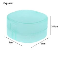 Soap Tray Plastic Travel Soap Box Dish Plate Case Case Holder Container Wash Shower Home Shower Bathroom Sealed Soap Case Soap Container (Color : Pink) -Wilton Shop 31tzlyhBP3L