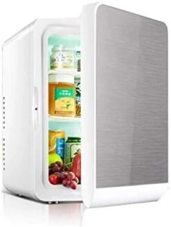TONPOP Mini Refrigerator, 22L Mini Refrigerator Small Household Mini Dormitory Car Home Dual-use Breast Milk Cosmetic Medicine Durable (White A 22L) -Wilton Shop 31u0kKTHyuL. AC