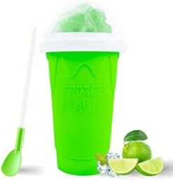 Lushy Maker Cup, Slushie Cup Maker Squeeze, TIK TOK Magic Quick Frozen Smoothies Cup, Insta Slushy Maker Cup With Lids And Straws For Kids & Adults -Wilton Shop 31uGaetFiL. AC