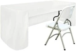 6 FT Rectangle Dinner Tablecloth Table Cover For Rectangular Table In Washable Polyester Great For Buffet Table, Parties, Birthday, Wedding Housewares (Black) 15 6 FT Rectangle Dinner Tablecloth Table Cover For Rectangular Table In Washable Polyester Great For Buffet Table, Parties, Birthday, Wedding Housewares (Black) -Wilton Shop 31uLS3jtoqL. AC