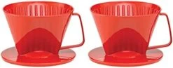 Pour-Over Reusable Coffee Brewing Cone With Gold-Toned Mesh Permanent Coffee Filter, Number 4-Size, Black -Wilton Shop 31uVRTY85zL. AC
