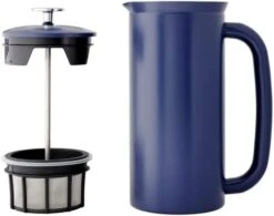 - P7 French Press - Double Walled Stainless Steel Insulated Coffee And Tea Maker With Micro-Filter, Keep Drinks Hot For Hours, Perfect For Home Or Travel (Polished Stainless Steel, 32 Ounce) -Wilton Shop 31vLEmneKqL. AC 1