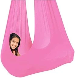 Indoor Therapieschaukel Kinder Schwingen Hängematte Sensorische Schaukeltuch Für Autismus, Asperger, Sensorische Integration (Color : Wine Red, Size : 150x280CM/59x110in) -Wilton Shop 31vXdmAWfDS. AC