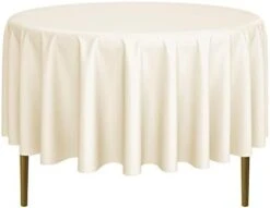 - 20 Premium 120" Round Tablecloths For Wedding/Banquet/Restaurant - Polyester Fabric Table Cloths - Black -Wilton Shop 31x4JfZbUuL. AC