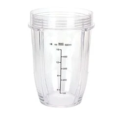 2pcs Replacement 18oz Jar Cup With Sip N Seal Flip Lids，Compatible With 900w 1000w Nutri Ninja Blender Auto IQ 900w 1000w& Nutri Ninja Blender Auto IQ Series ( -Wilton Shop 31x6qysWKeL